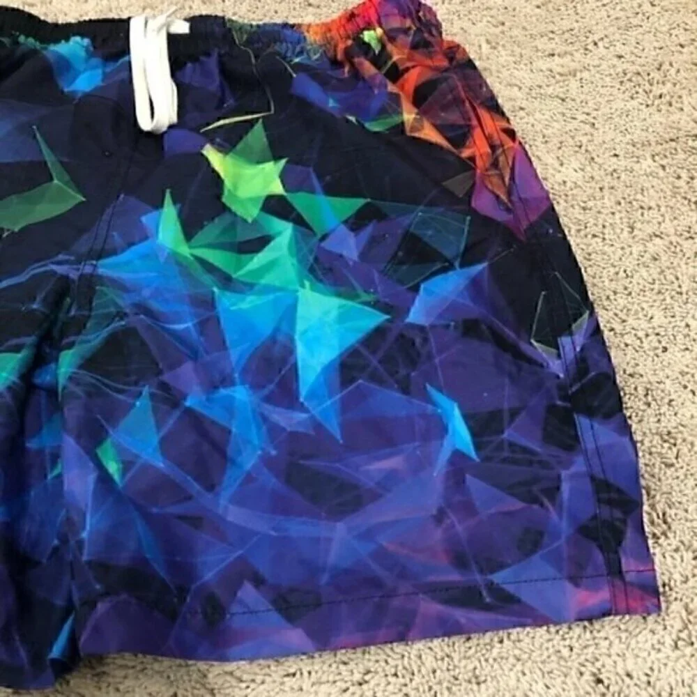 Men’s colorful swim trunks